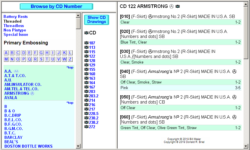 CD 122 Armstrong Detailed Price View